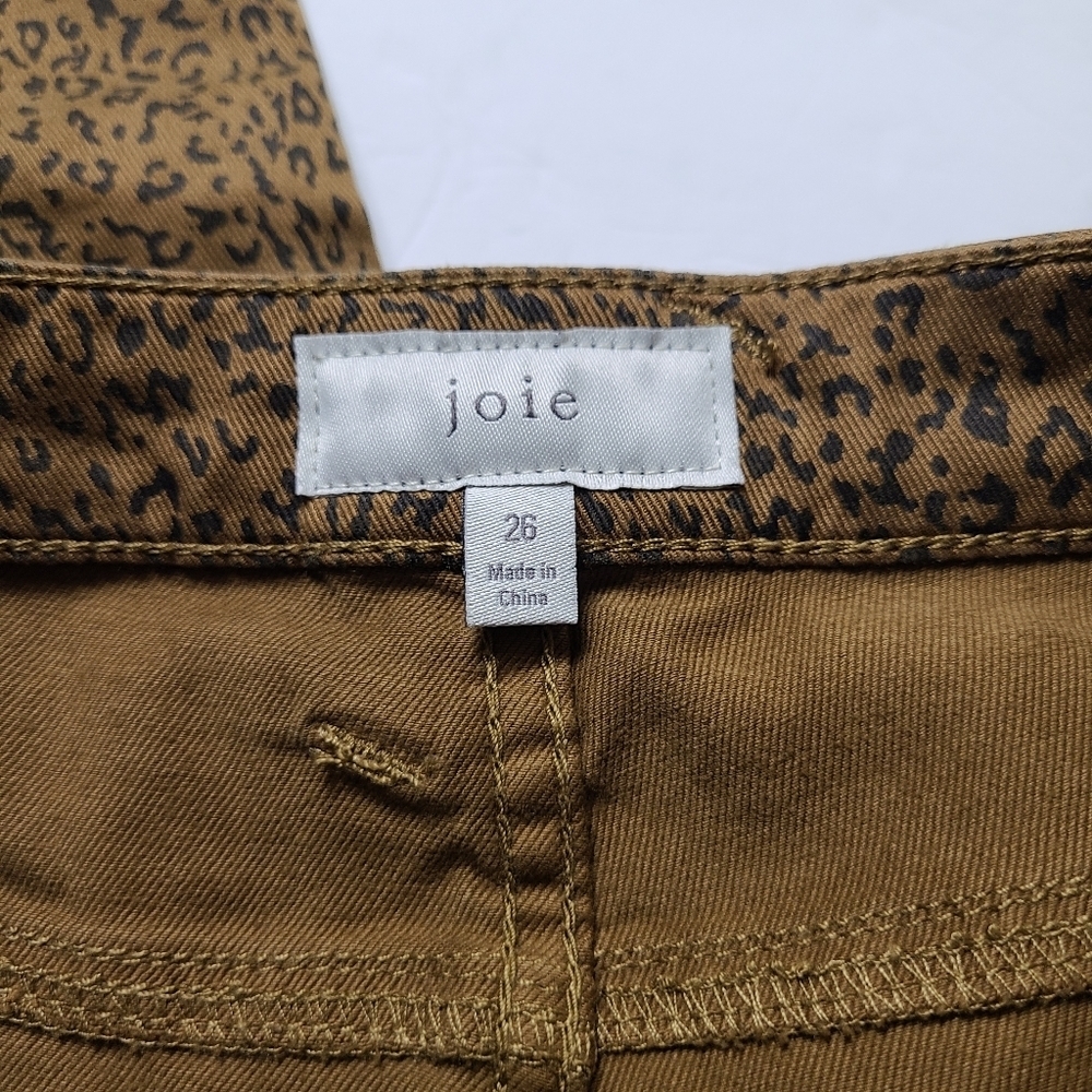 NWOT JOIE cheetah print skinny jeans - Picture 5 of 6